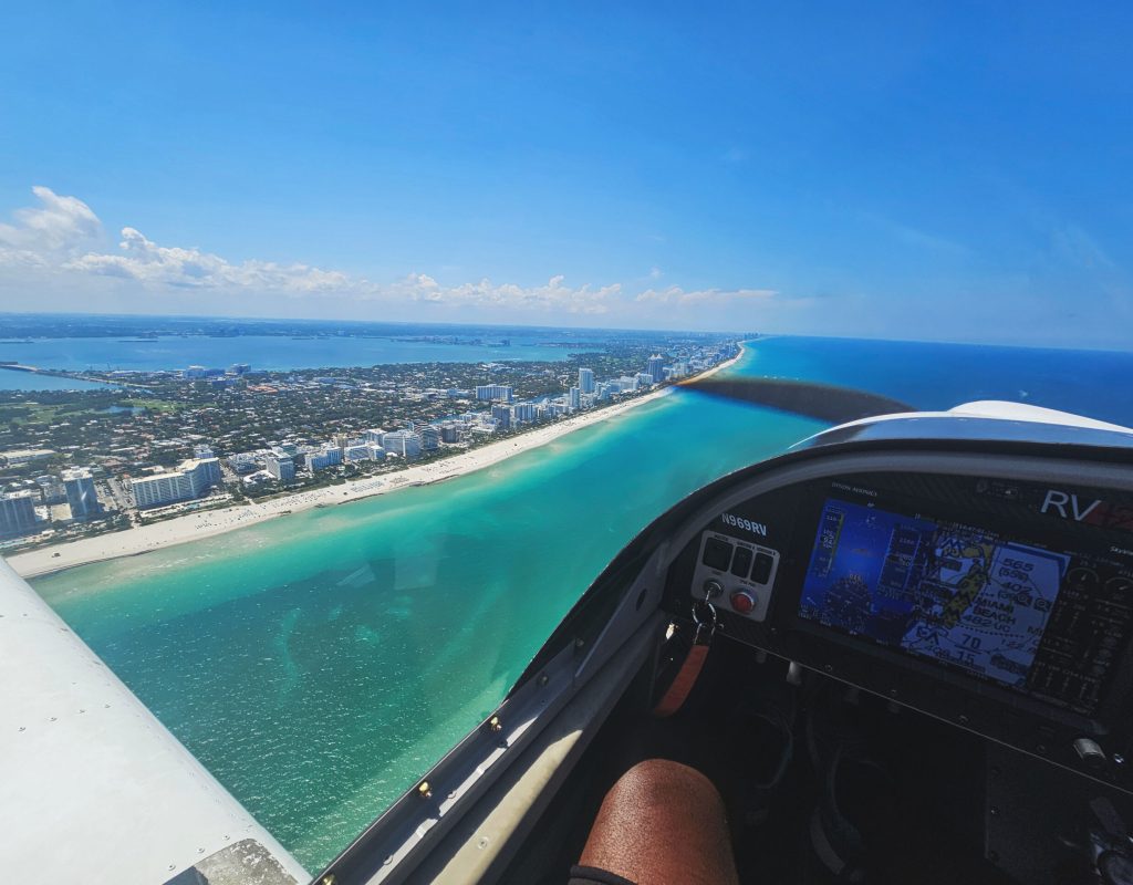 Aircraft parked at pilot training center Dynasty Aviation Pembroke Pines