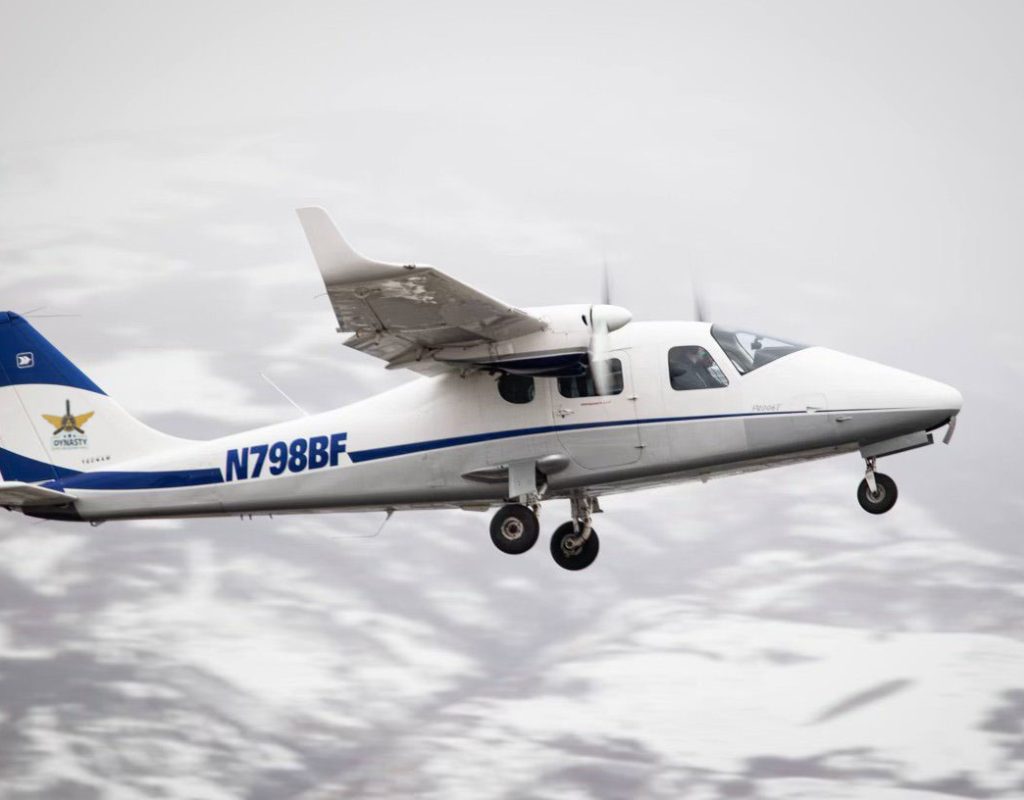 Dynasty Aviation Inc aircraft used for pilot training on sunny runway