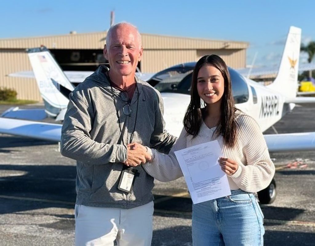 She Became a pilot