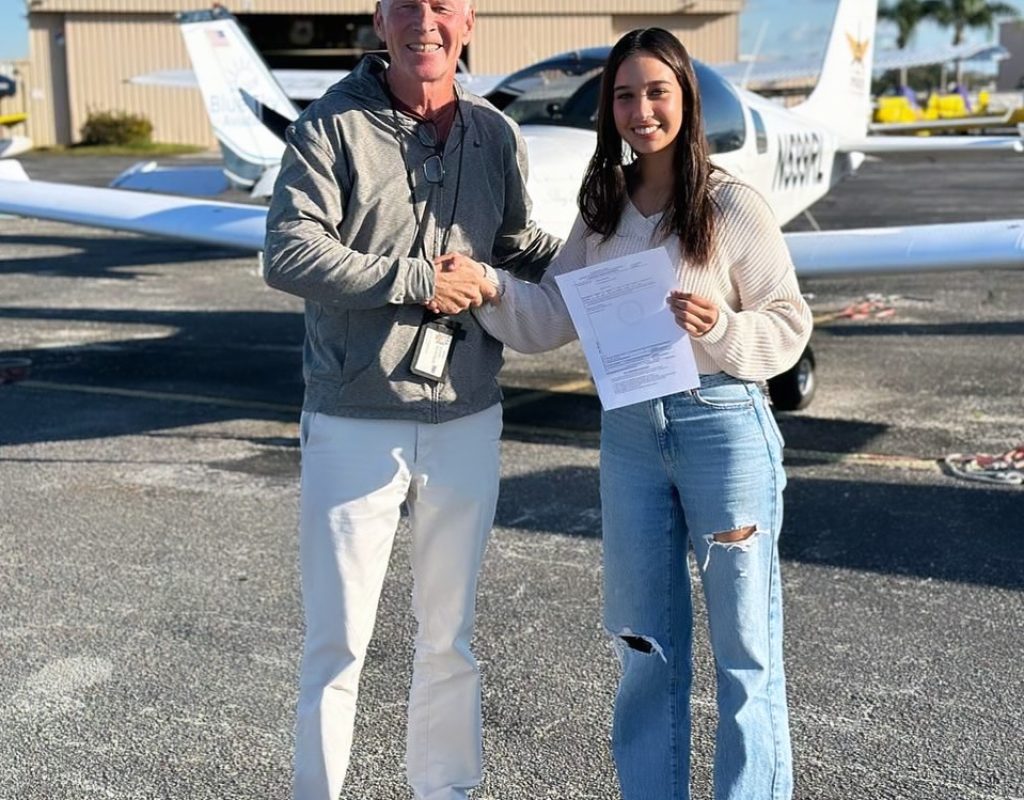 Aircraft takeoff practice for students at Pembroke Pines flight academy